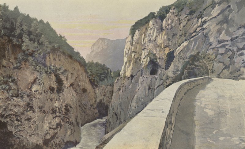 Aime, Isère Gorge, Vägen från Moutiers till Aosta av French Photographer