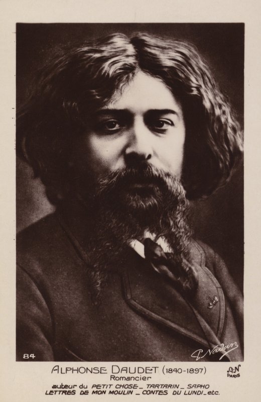 Alphonse Daudet (1840-1897), fransk författare av French Photographer