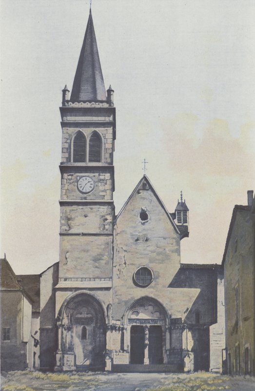 Ambronay, Eglise, Fasad O av French Photographer