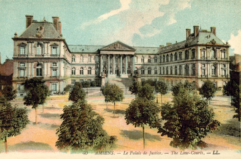 Amiens, Rättvisans palats av French Photographer