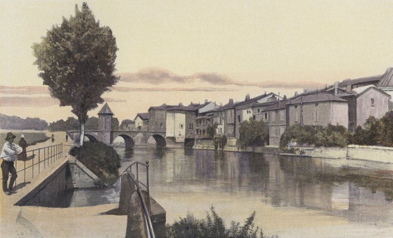 Bar-le-Duc, Notre-Dame-bron, på Ornain av French Photographer