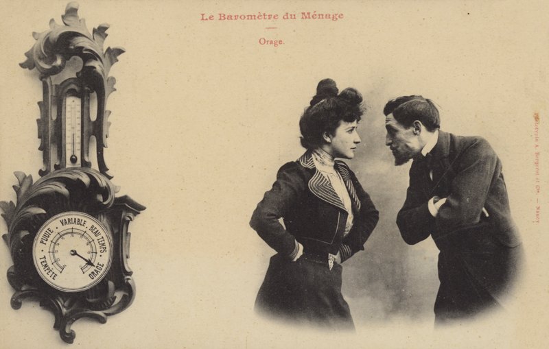 Barometer för ett förhållande, storm av French Photographer