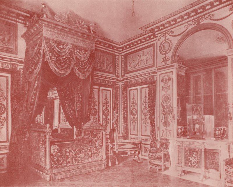 Sovrum av Napoleon I (s/v foto) av French Photographer