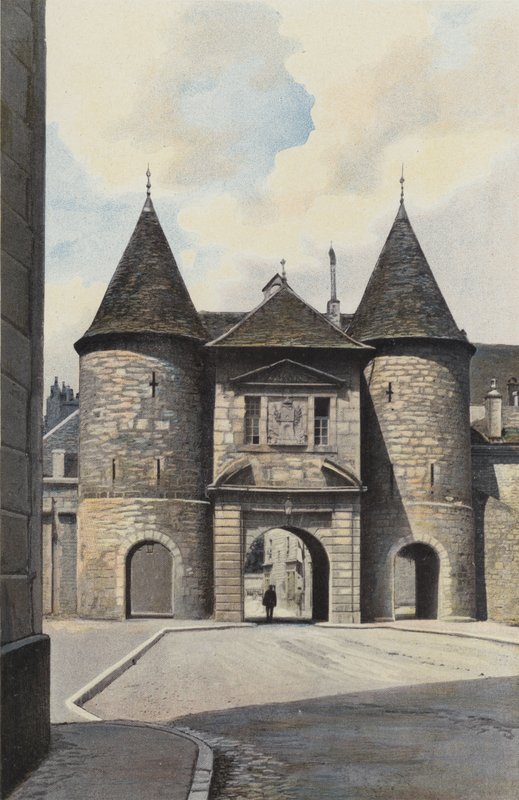 Besançon, Porte Rivotte restaurerad av French Photographer