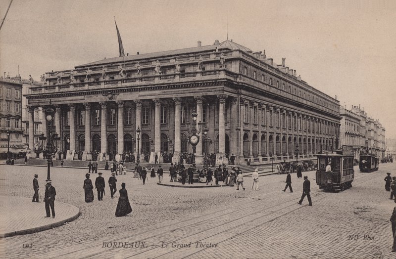 Bordeaux, Grand Theatre av French Photographer