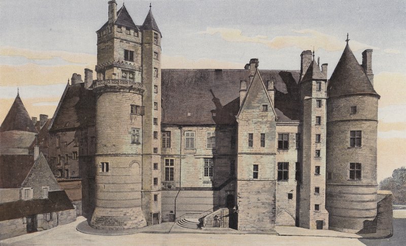 Bourges, Hotel Jacques Coeur, Fasad S O av French Photographer