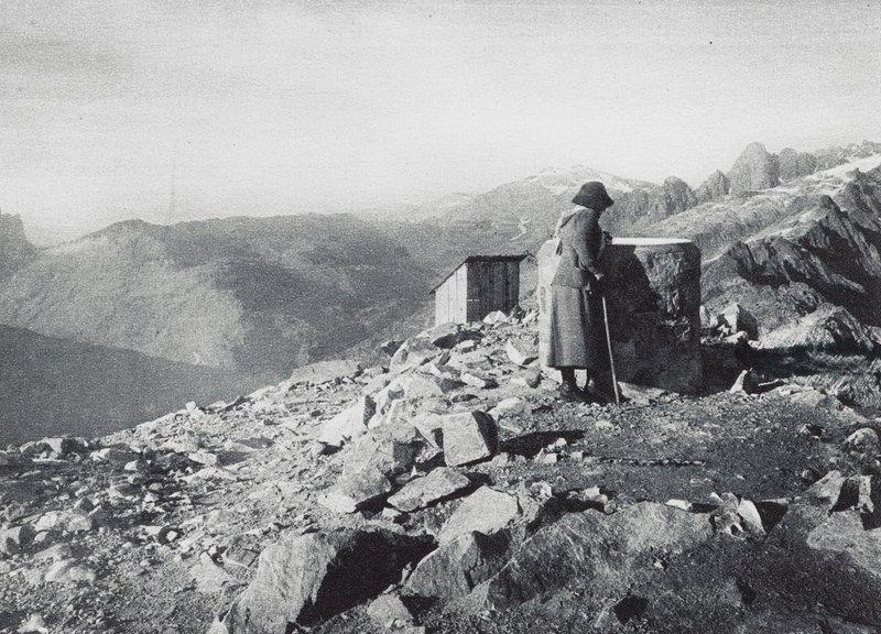 Buet, området Aiguilles Rouges sett från Brevent (svartvitt foto) av French Photographer