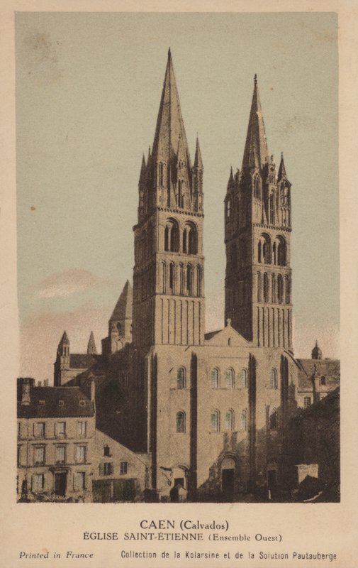 Caen, Saint Etienne-kyrkan av French Photographer