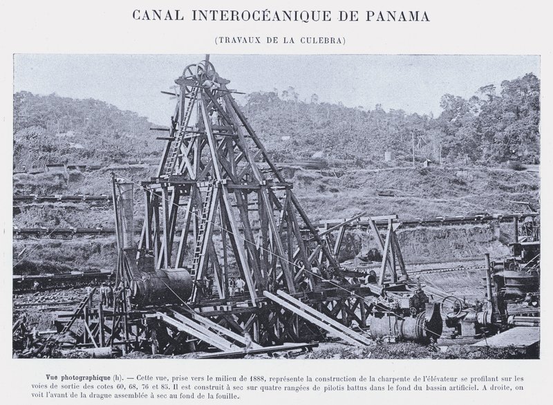 Panama Interoceanic Canal, Culebra Works (s/v foto) av French Photographer