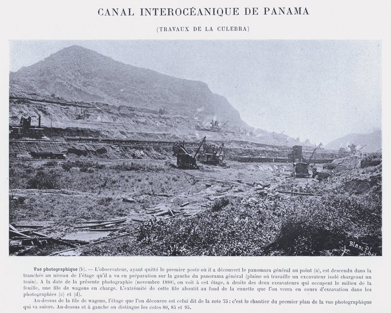 Panama Interoceanic Canal, Culebra Works (s/v foto) av French Photographer