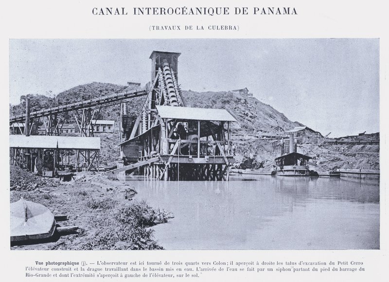 Panama Interoceanic Canal, Culebra Works (s/v foto) av French Photographer