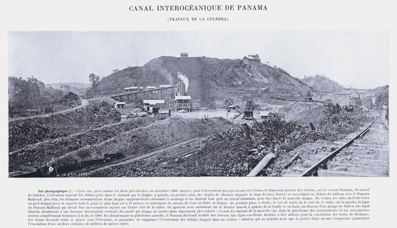 Panama Interoceanic Canal, Culebra Works (s/v foto) av French Photographer