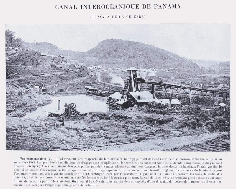 Panama Interoceanic Canal, Culebra Works (s/v foto) av French Photographer