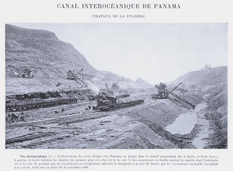 Panama Interoceanic Canal, Culebra Works (s/v foto) av French Photographer