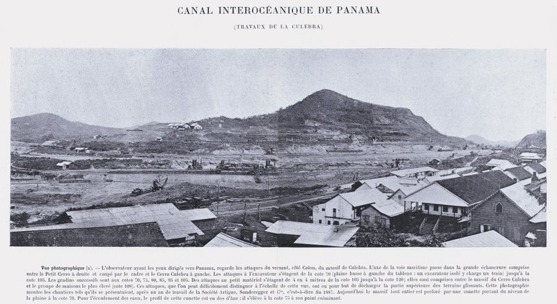 Panama Interoceanic Canal, Culebra Works (s/v foto) av French Photographer