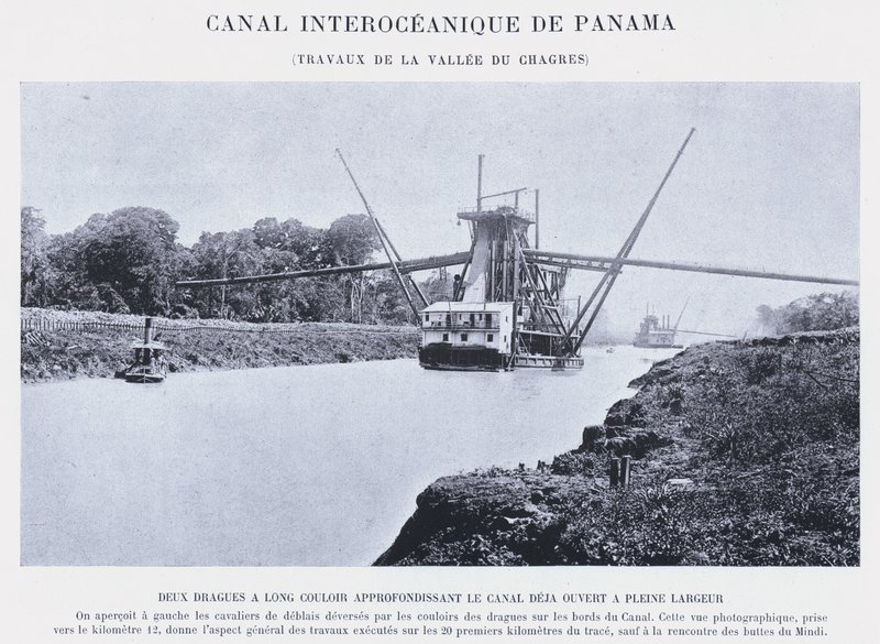 Panama Interoceanic Canal, Chagres Valley Works (s/v foto) av French Photographer