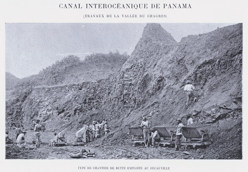 Panama Interoceanic Canal, Chagres Valley Works (s/v foto) av French Photographer