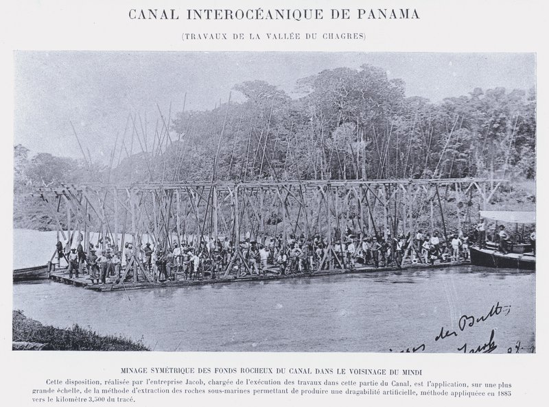 Panama Interoceanic Canal, Chagres Valley Works (s/v foto) av French Photographer