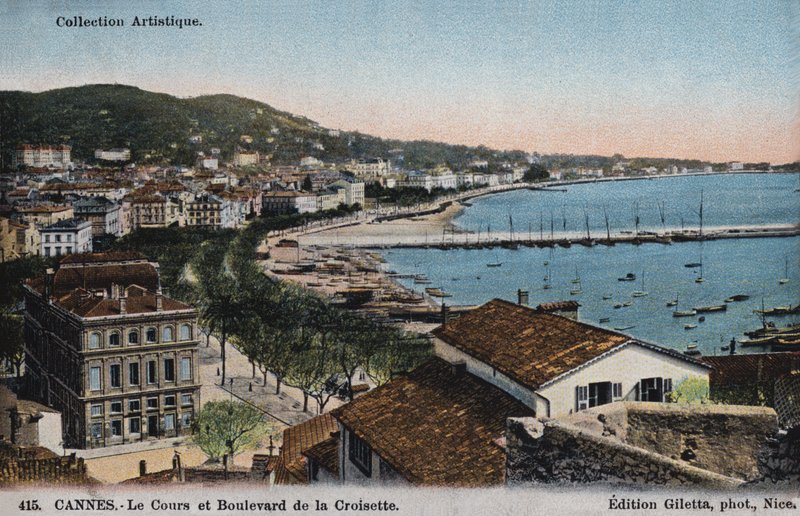 Cannes, Cours och Boulevard De La Croisette av French Photographer