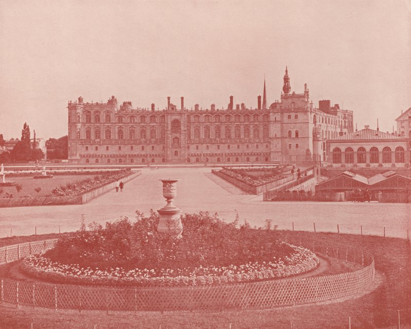 Castle of St Germain, North Front (s/v foto) av French Photographer