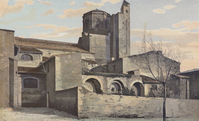 Cavaillon, kyrkan Saint-Veran-Cote S av French Photographer