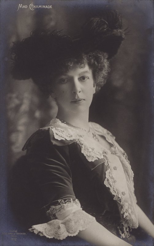Cecile Chaminade, fransk pianist och kompositör av French Photographer