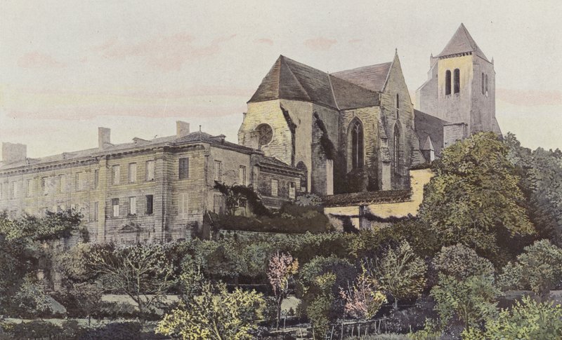 Celles-sur-Belle, Kyrka och före detta kloster, Ensemble N av French Photographer