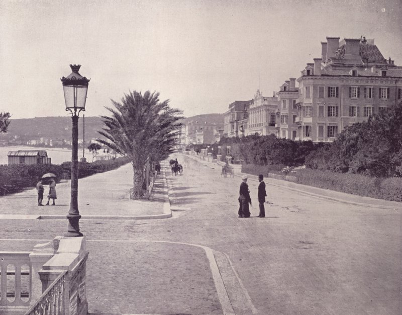 Mittsektionen av Broad Promenade (s/v foto) av French Photographer