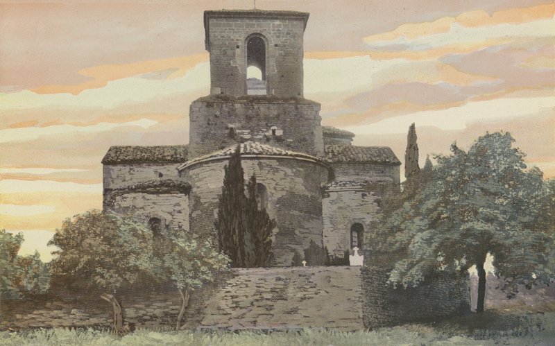 Chabrillan, Gamla kyrkan, Apsid av French Photographer