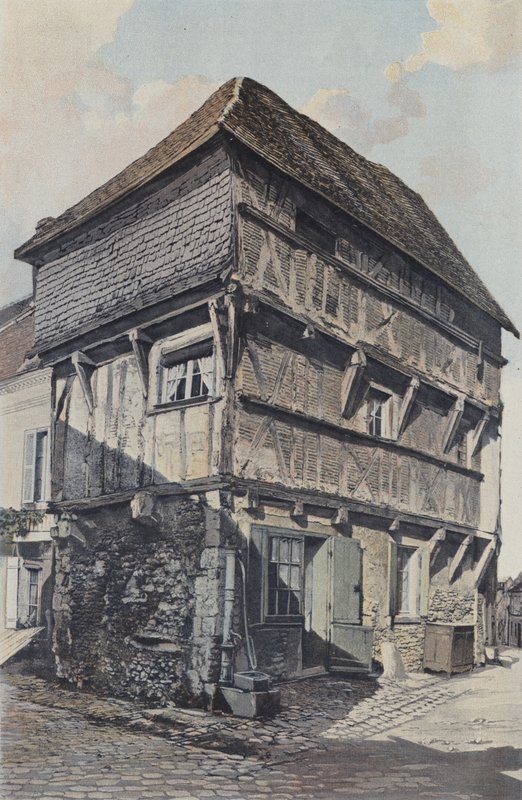 Chatillon-sur-Indre, Gammalt hus av French Photographer