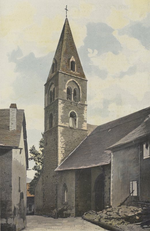 Chorges, Kyrka, Klocktorn, N sida av French Photographer