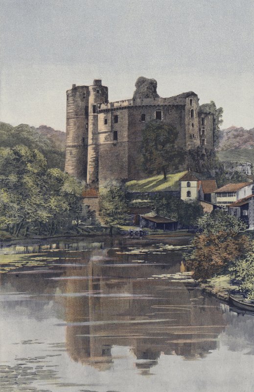 Clisson, Chateau, Utsikt från viaduen av French Photographer