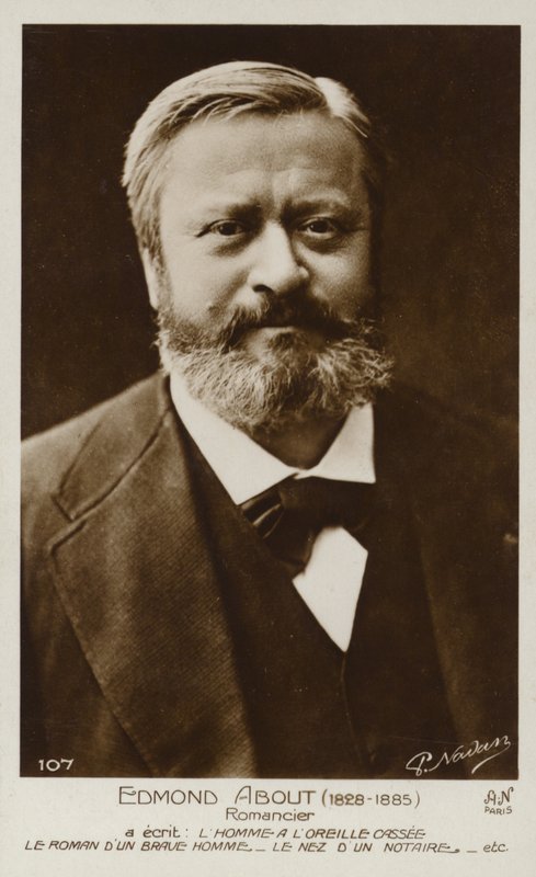 Edmond About (1828-1885), fransk författare av French Photographer