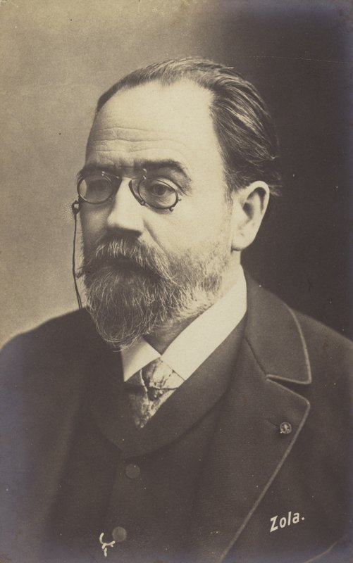 Emile Zola (1840-1902), fransk romanförfattare, journalist och dramatiker av French Photographer