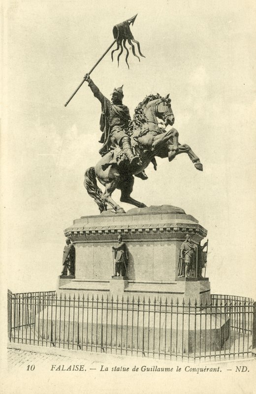 Falaise, Statyn av Vilhelm Erövraren, ND av French Photographer