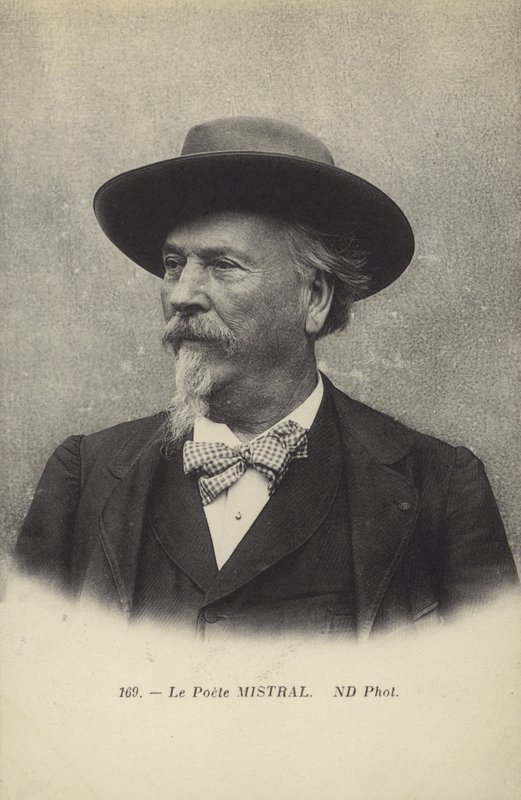 Frederic Mistral (1830-1914), fransk poet och lexikograf av det occitanska språket av French Photographer