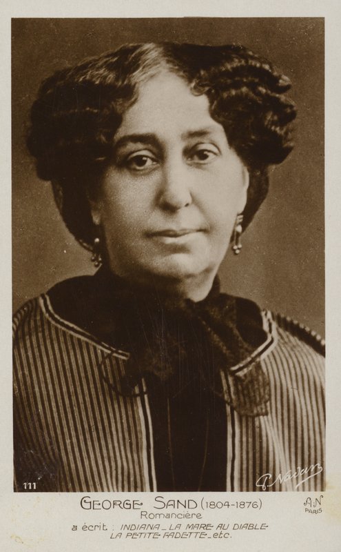 George Sand (1804-1876), fransk författare av French Photographer