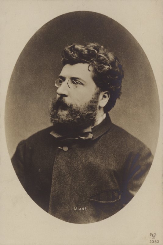 Georges Bizet, fransk tonsättare, främst av operor (1838-1875) av French Photographer