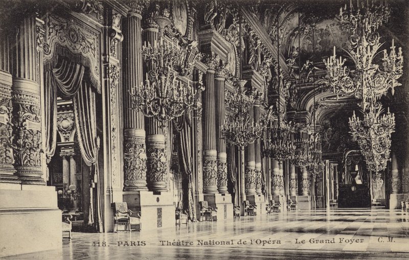 Stora foajén för Theatre National de lOpera, Paris av French Photographer