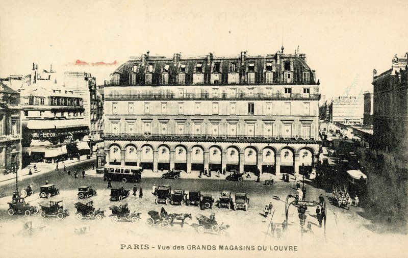 Grands Magasins du Louvre varuhus, Paris av French Photographer