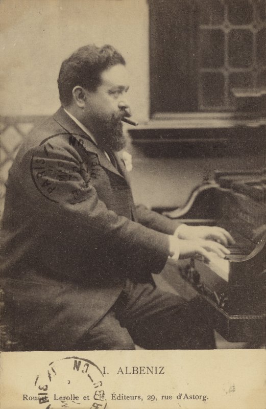 Isaac Albeniz, spansk pianist och kompositör (1860-1909) av French Photographer