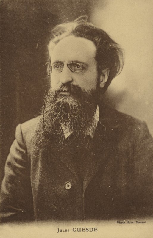 Jules Guesde (1845-1922), fransk journalist och socialistisk politiker av French Photographer