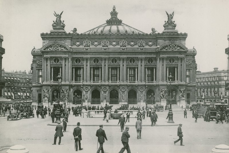 LOpera, National Academy of Music, Operan, National Academy of Music (fotogravyr) av French Photographer