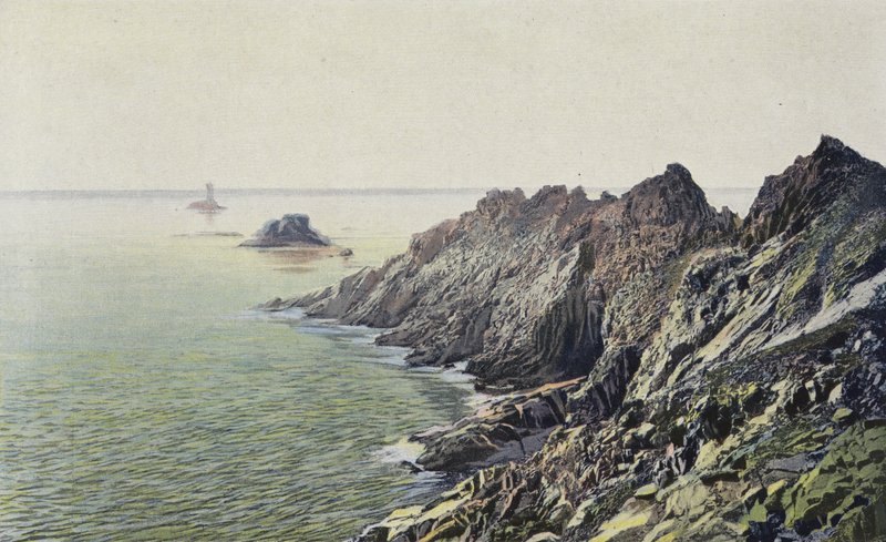 Pointe Du Raz De Sein, östlig utsikt av French Photographer