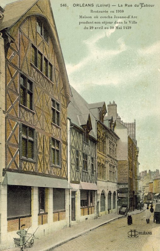 Rue de Labour, Orleans (färgfoto) av French Photographer