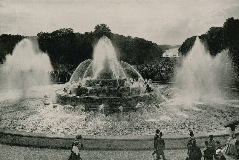 Latonafontänen och den gröna mattan, Latonsfontänen och den gröna mattan (fotogravyr) av French Photographer
