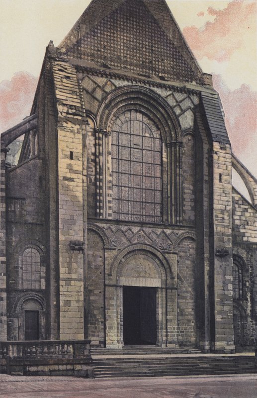 Le Mans, Cathedrale, Fasad O av French Photographer