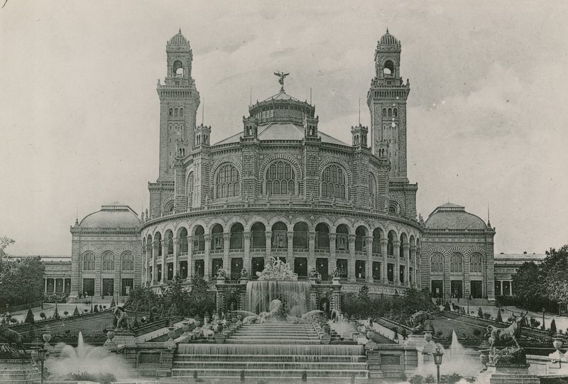 Le Palais du Trocadero, Palace of Trocadero (fotogravyr) av French Photographer