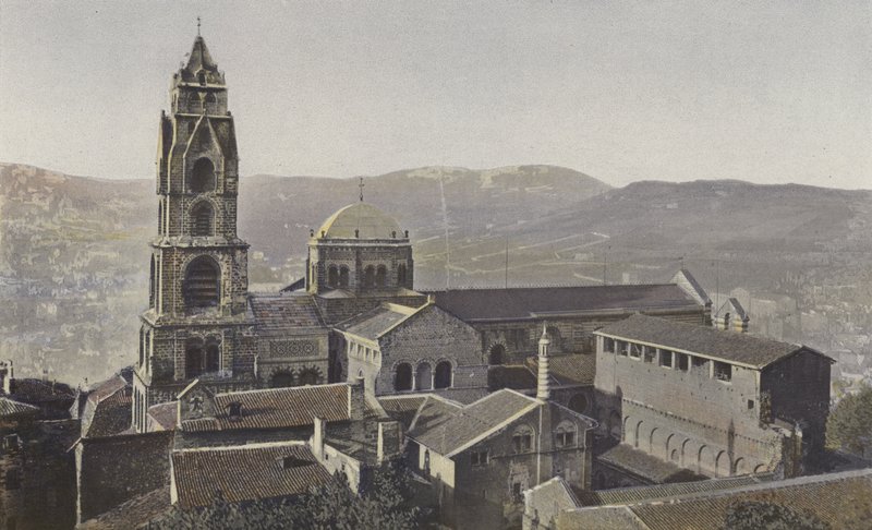 Le Puy, katedralen och klostret, Ensemble S av French Photographer