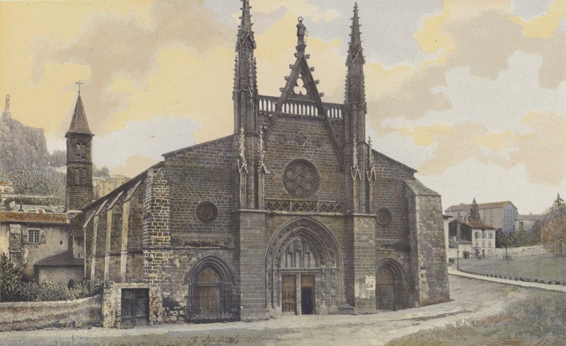 Le Puy, Saint-Laurent-kyrkan, Ensemble N O av French Photographer